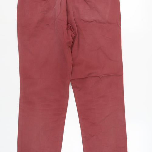 Matalan Men's Red Slim Chinos Size 36