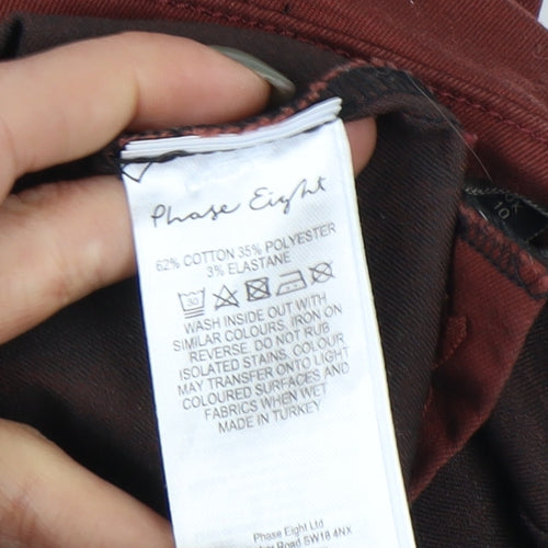 Phase Eight Women's Brown Skinny Trousers Size 10