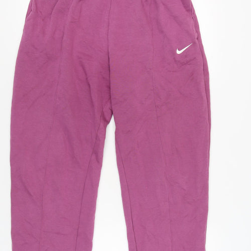 Nike Unisex Purple Joggers M - Activewear Gym Training