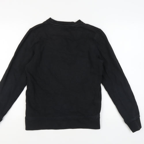 Jack & Jones Men's Black Graphic Sweatshirt S