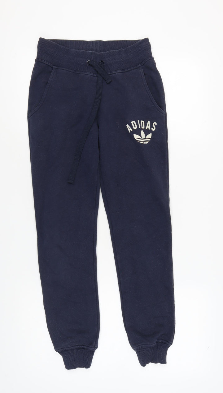 Adidas Women's Blue Jogger Trousers Size 8