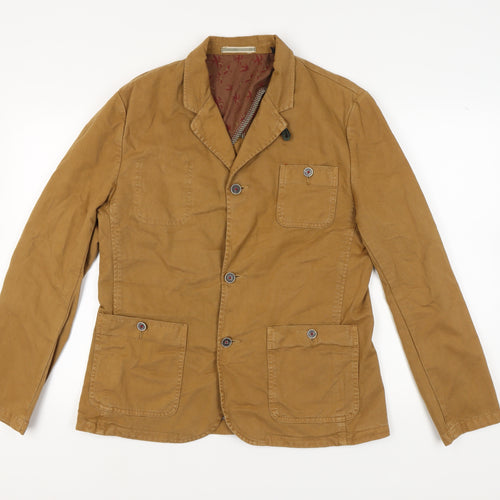 Ted Baker Men's Brown XL Cotton Blazer