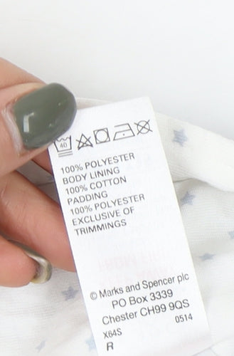 Marks and Spencer Grey Star Snowsuit for Newborns