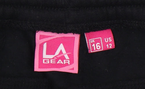 LA Gear Women's Black Jogger Trousers Size 16