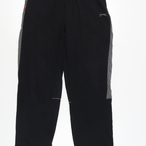 Slazenger Men's Black Jogger Trousers - Size L