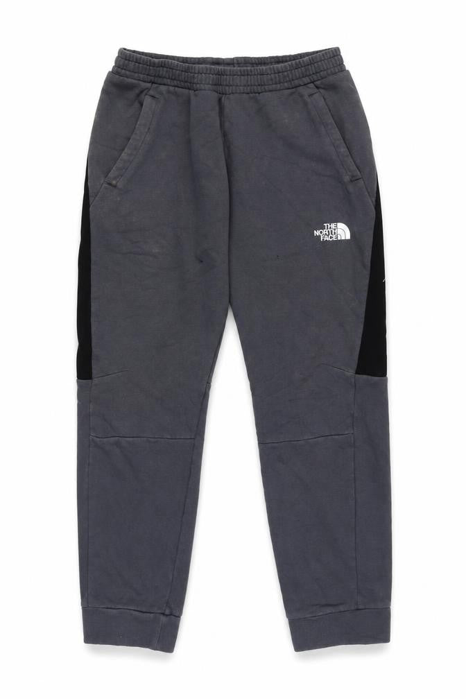 Front view of The North Face boys’ grey joggers m - casual comfort