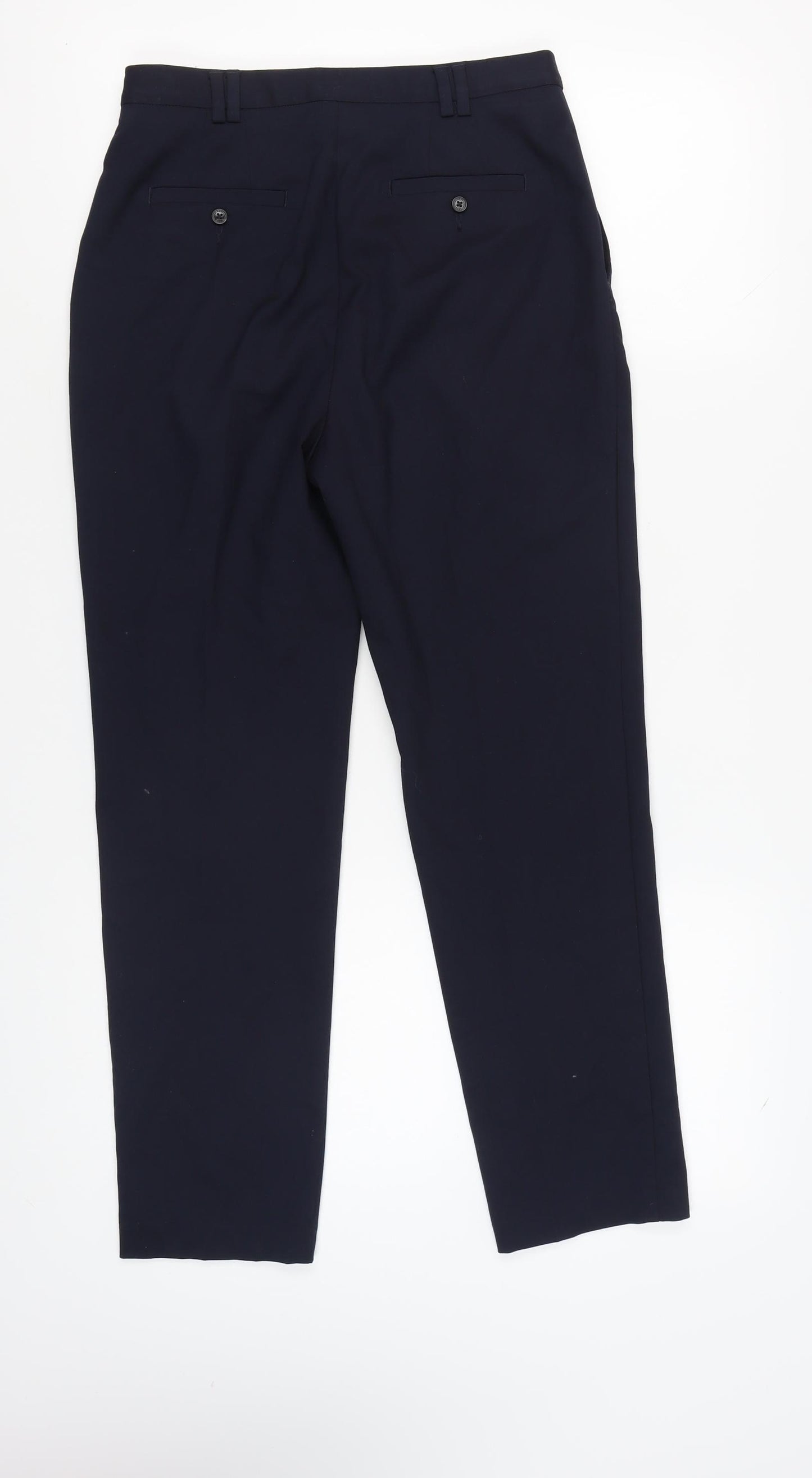 Next Women's Blue Trousers Size 8 Business Casual