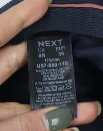 Next Women's Blue Trousers Size 8 Business Casual