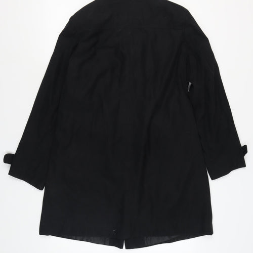 Under Wraps Women's Black Overcoat Size 16
