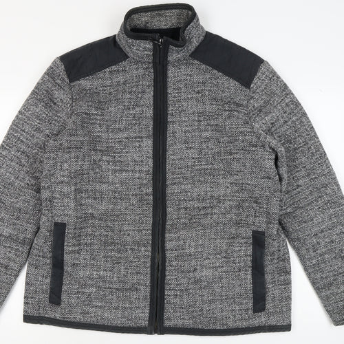 Marks and Spencer Men's Grey XL Herringbone Jacket