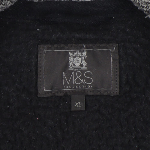 Marks and Spencer Men's Grey XL Herringbone Jacket