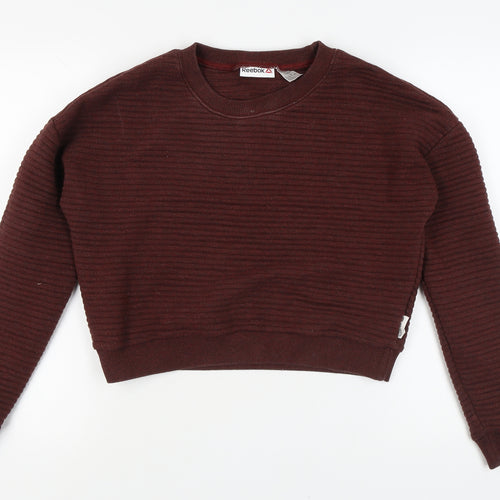 Reebok Women's Red Pullover Sweatshirt Size 12