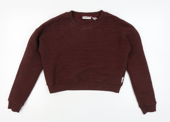 Reebok Women's Red Pullover Sweatshirt Size 12