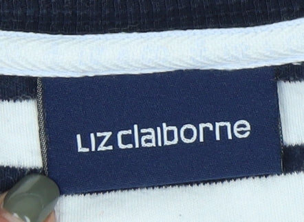 Liz Claiborne Women's Blue Nautical Shift Dress S