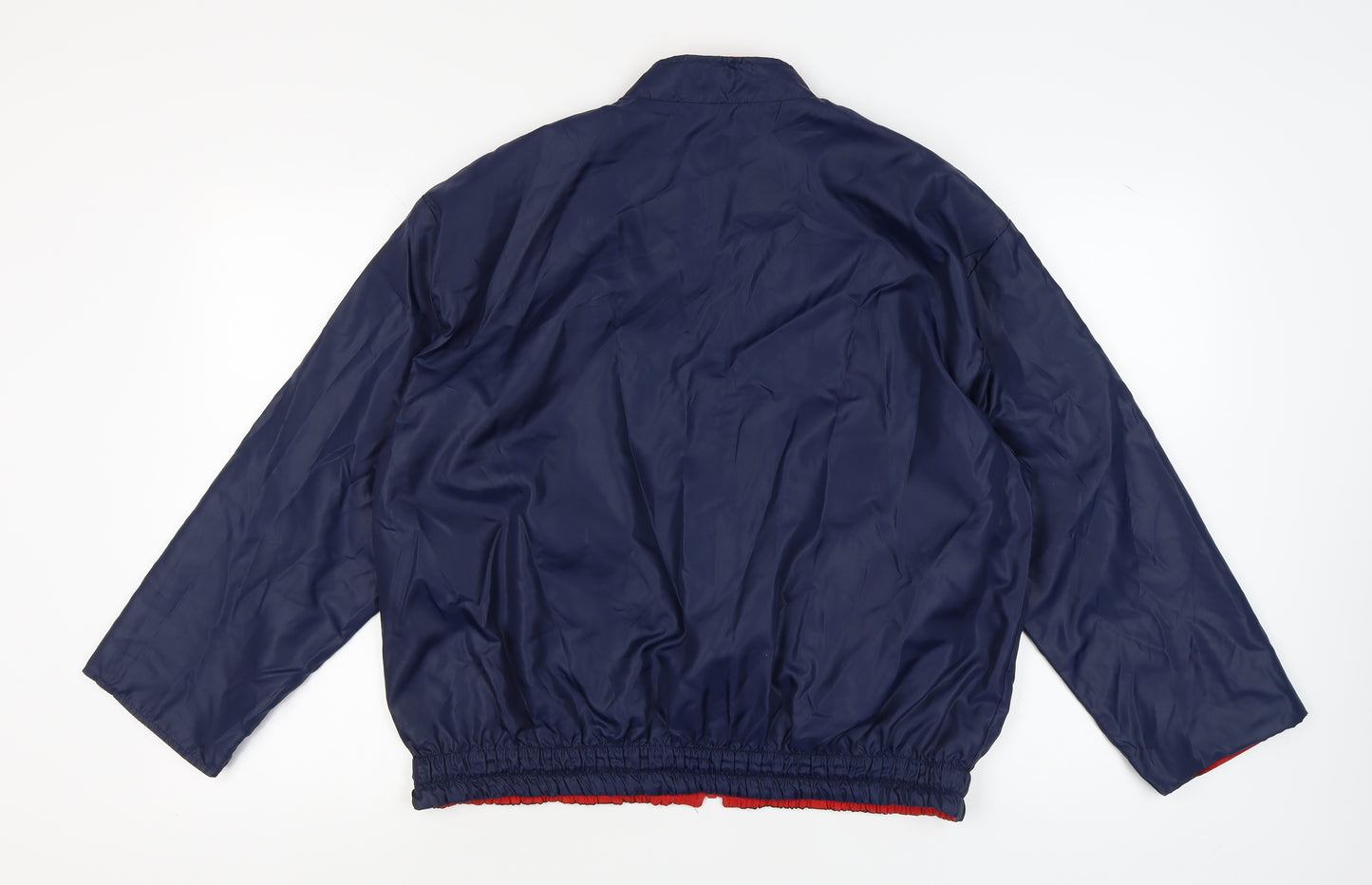St Michael Women Blue Jacket Size 18 Basic Zip Casual