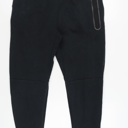 Nike Men's Black Jogger Trousers Size M with Pockets