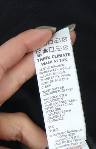 Marks and Spencer Boys Black Trousers 17-18 Years Uniform