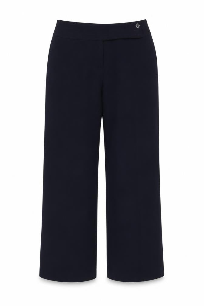 Front view of Marks & Spencer Women’s Blue Trousers, size UK 12