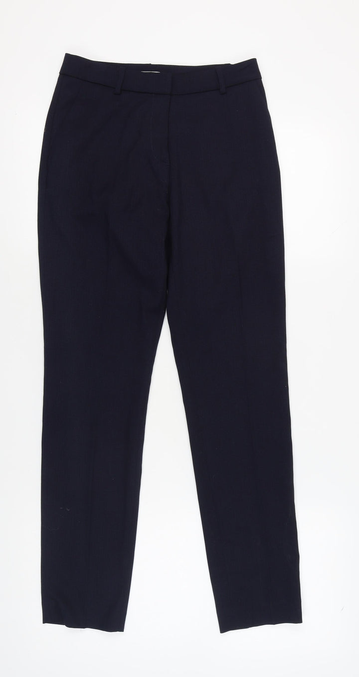H&M Women's Black Slim Straight Trousers Size 6