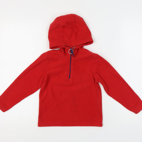Mountain Warehouse Girls Red Fleece Hoodie 5-6 Years