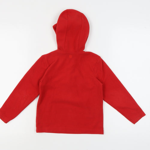 Mountain Warehouse Girls Red Fleece Hoodie 5-6 Years