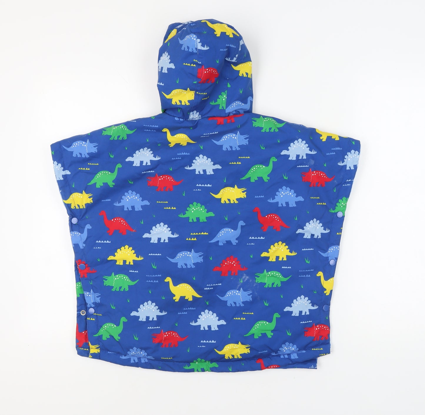 JoJo Maman Bébé Blue Dinosaur Boys Hooded Jacket 12-18 Months