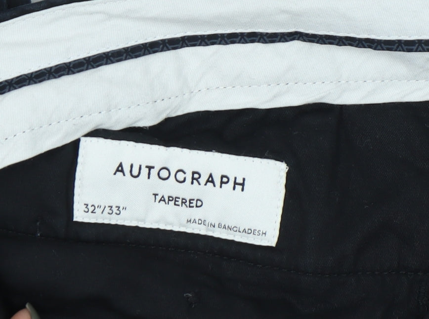 Marks and Spencer Black Men's Trousers, 32 in Waist