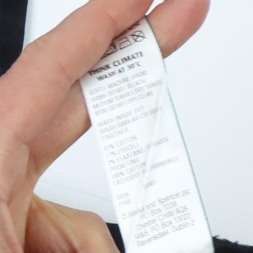 Marks and Spencer Black Men's Trousers, 32 in Waist