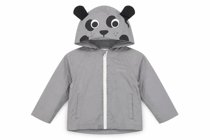 Regatta Boys Grey Hooded Rain Coat 4 Years