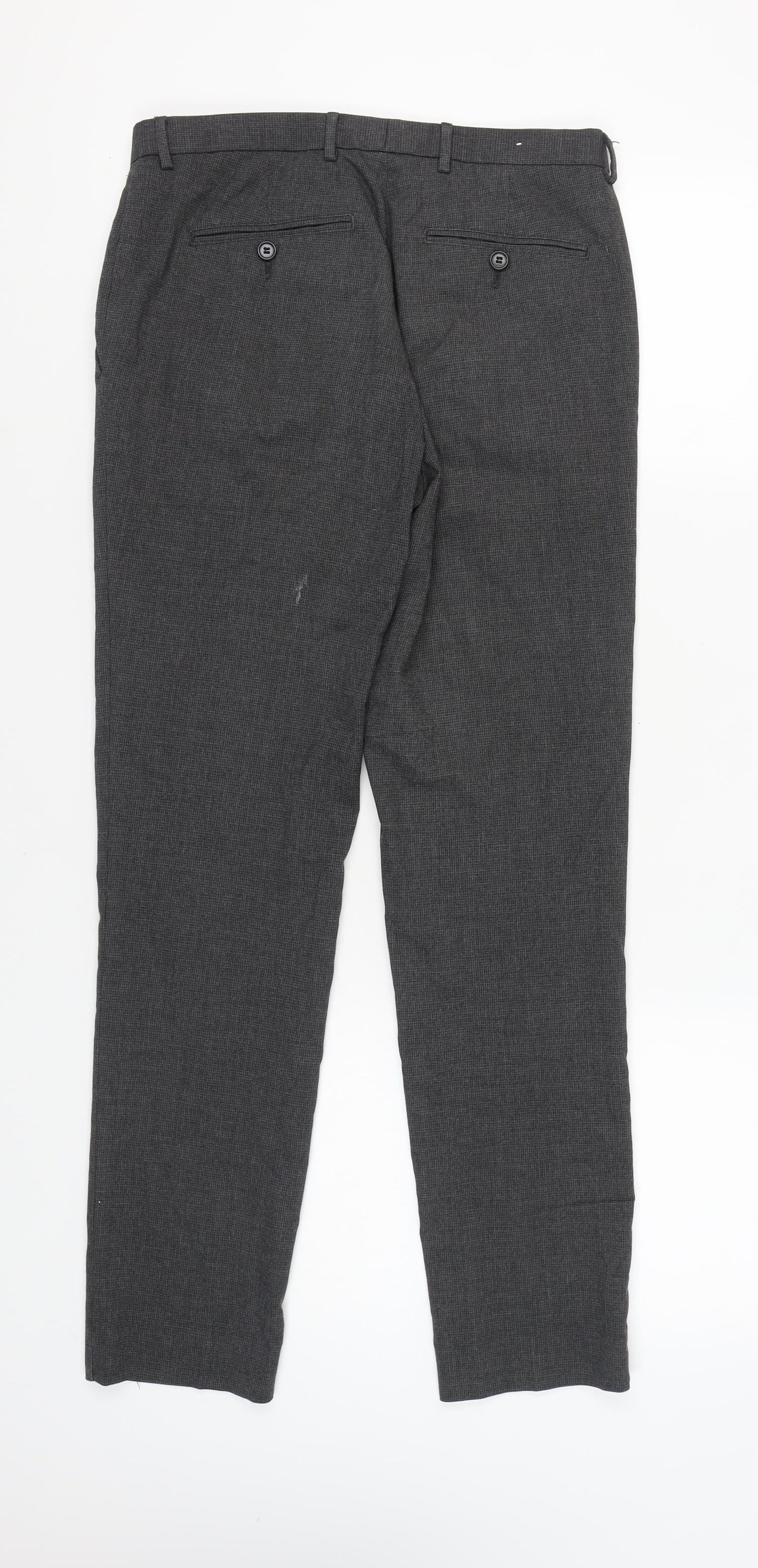 Burton Menswear Grey Skinny Trousers Men 30R