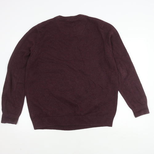 Maine New England Men's Purple Pullover Jumper L