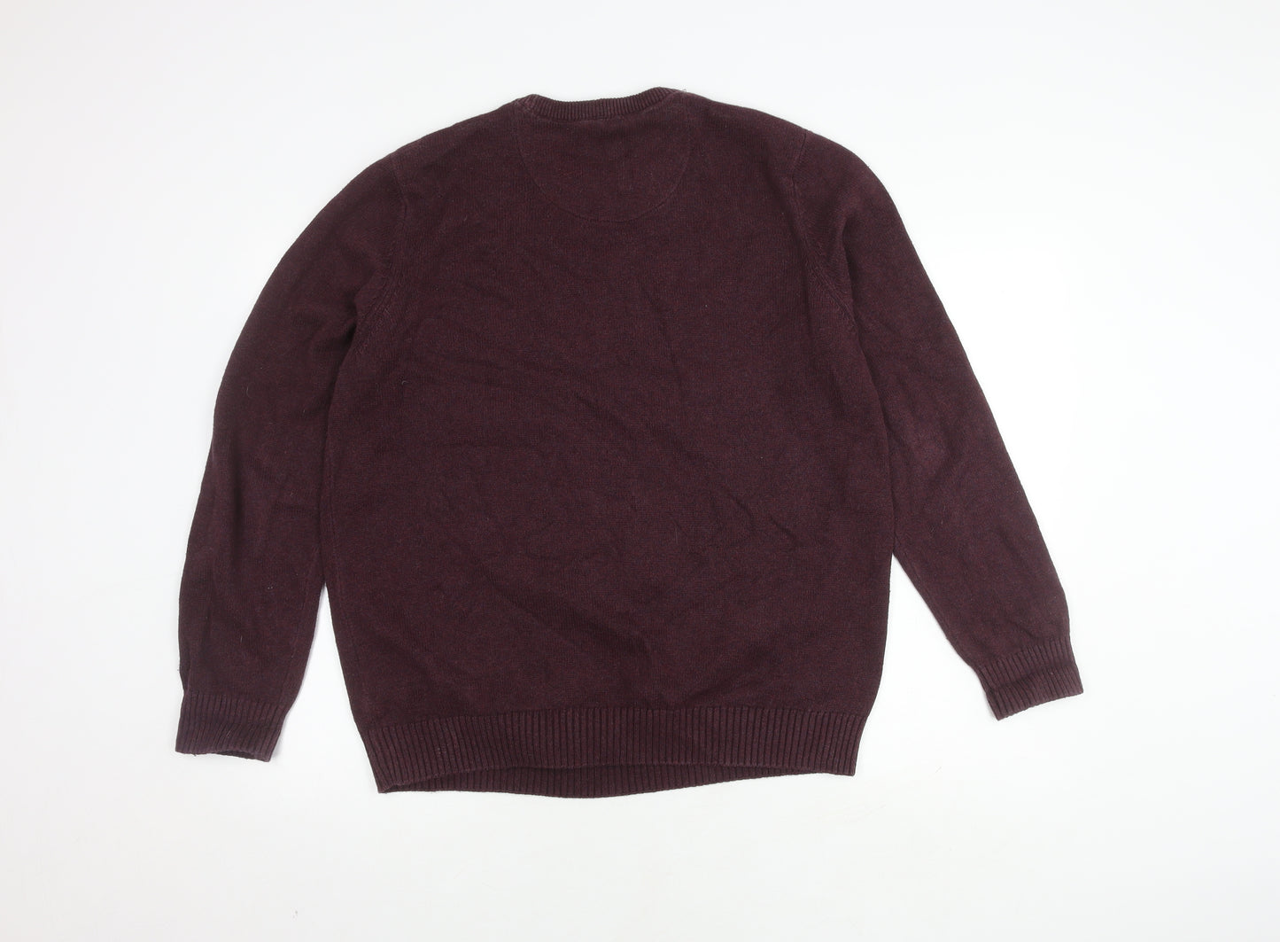 Maine New England Men's Purple Pullover Jumper L