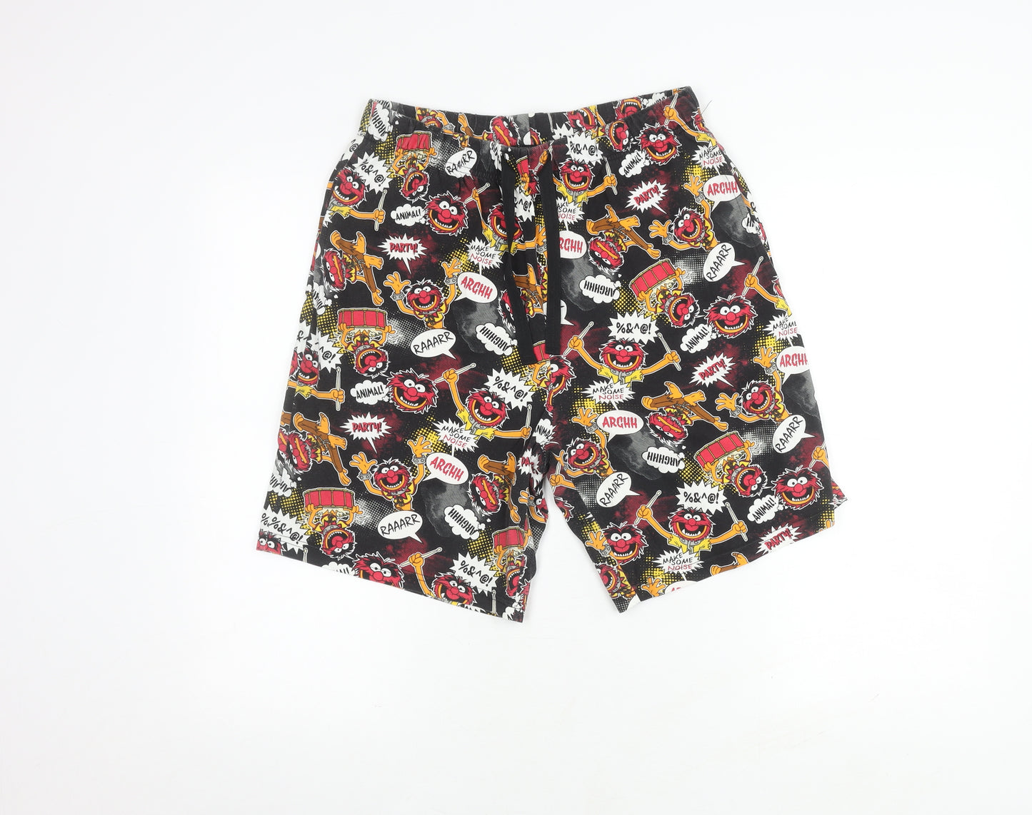 Disney Men's M Multicoloured Sleep Shorts, Cartoon Graphic