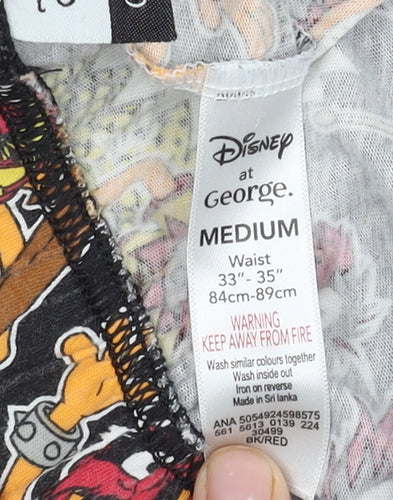 Disney Men's M Multicoloured Sleep Shorts, Cartoon Graphic