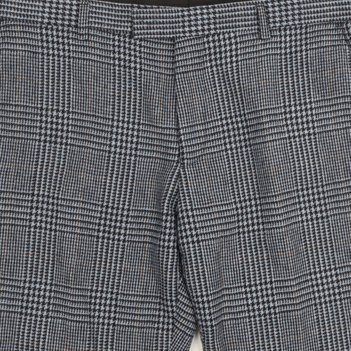 Moss 1851 Men's Multicoloured Check Trousers 36
