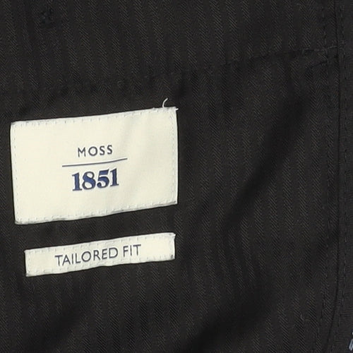Moss 1851 Men's Multicoloured Check Trousers 36