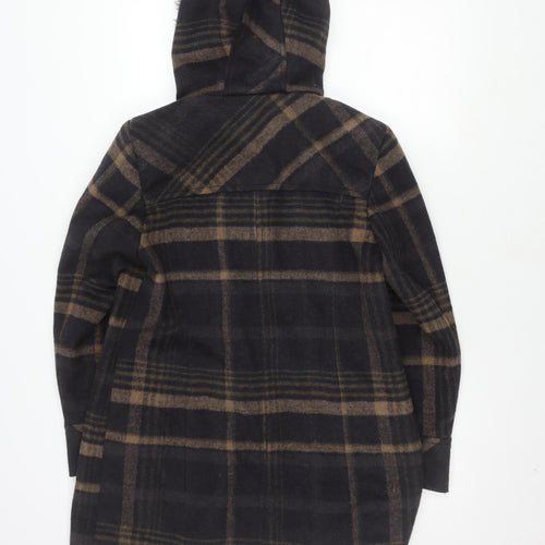 Marks and Spencer Women's Multicoloured Plaid Coat