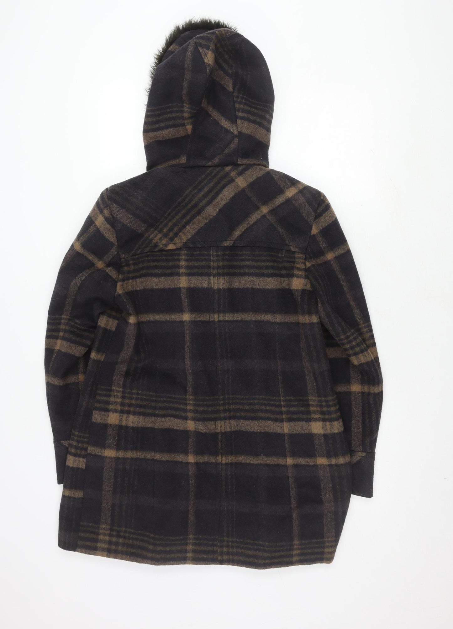 Marks and Spencer Women's Multicoloured Plaid Coat