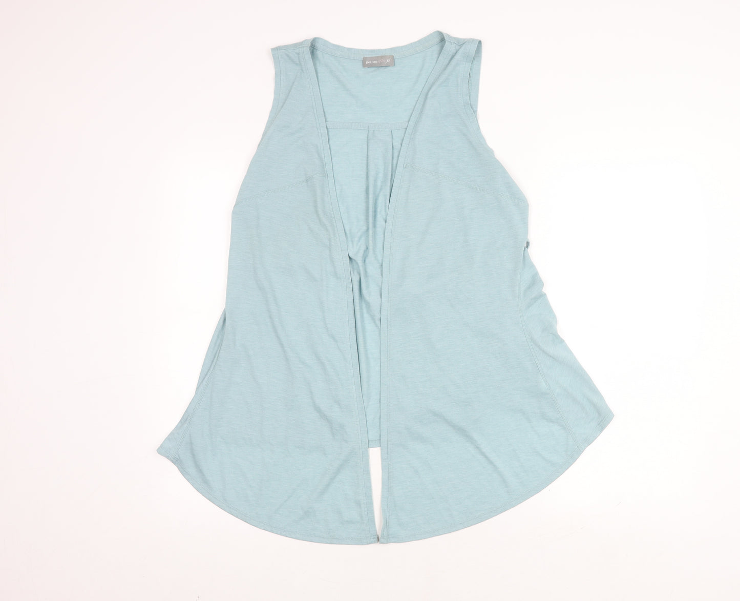 Per Una Women's Blue Sleeveless Top Size 12 Casual