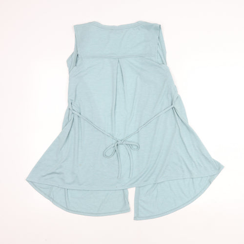 Per Una Women's Blue Sleeveless Top Size 12 Casual