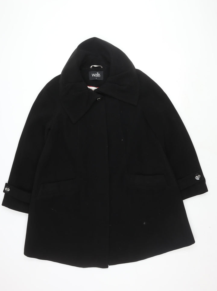 Wallis Women's Black Coat Size 12