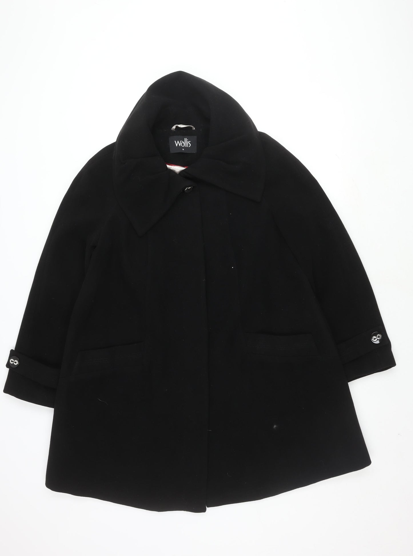 Wallis Women's Black Coat Size 12