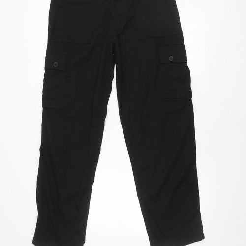 KOMBAT UK Men's Black Cargo Trousers Size 36