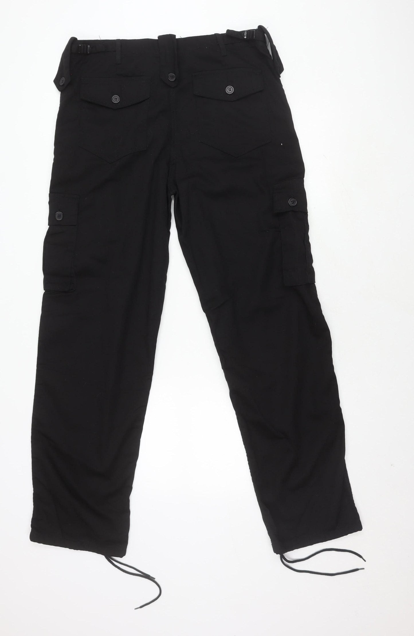 KOMBAT UK Men's Black Cargo Trousers Size 36