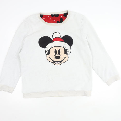 Disney Women’s Mickey Mouse White Pyjama Top Size 18-20