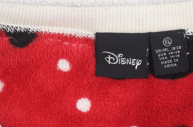 Disney Women’s Mickey Mouse White Pyjama Top Size 18-20