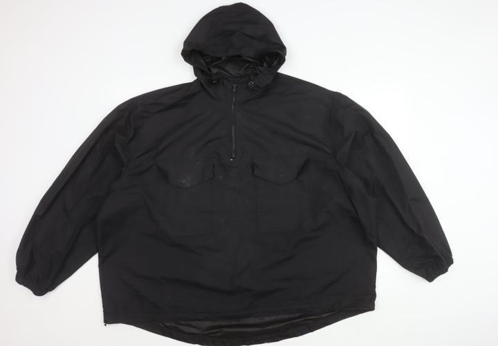 New Look Men's Black Hooded Jacket L