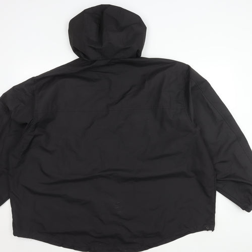 New Look Men's Black Hooded Jacket L