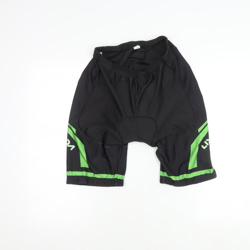 Lixada Men's XL Black Compression Cycling Shorts