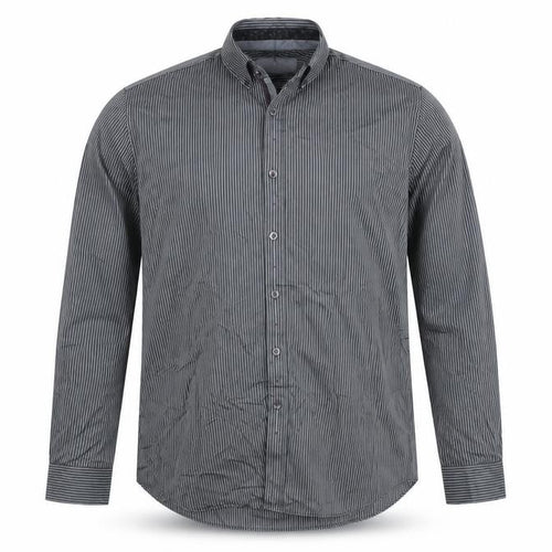 Jeff Banks Men's XL Black Striped Casual Shirt